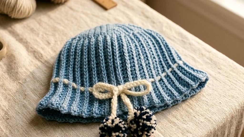 The Nordic Ribbed Crochet Beanie (Knit-Look Back Loop Hat in 5 Sizes)